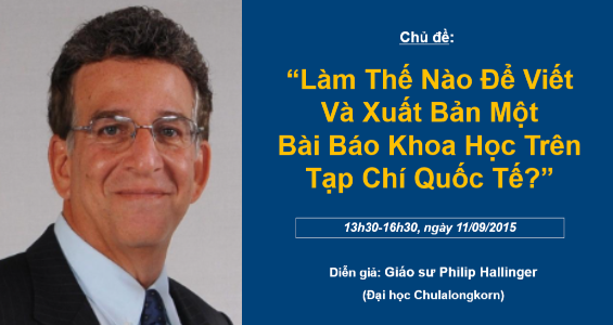 Tọa đàm IRED: "Làm thế nào để viết và xuất bản một bài báo khoa học trên tạp chí quốc tế?"